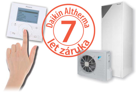 DAIKIN 7 let záruka