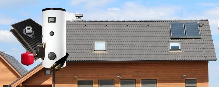 Stavebnice solárního systému pro ohřev TV