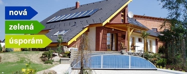 Solární systém pro ohřev TUV a bazénu