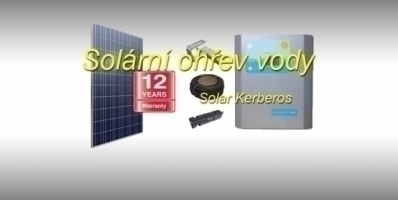 Solární FV systém pro přípravu teplé vody s přímým ohřevem 